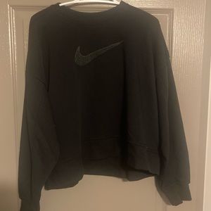 Black Nike Cropped Sweater